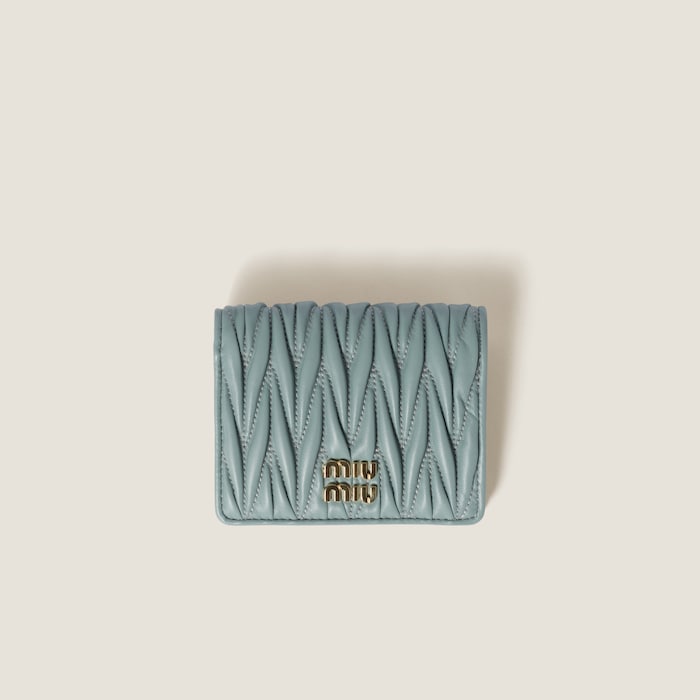 小物 Archive miu miu compact wallet emerald Archive miu miu compact wallet emerald