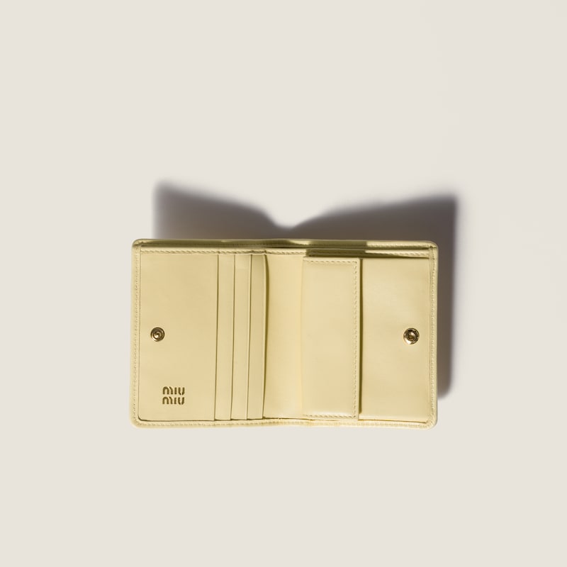 Cartera de napa Matelassé pequeña