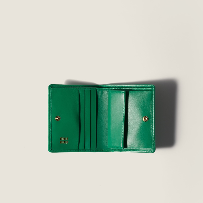 Cartera de napa Matelassé pequeña