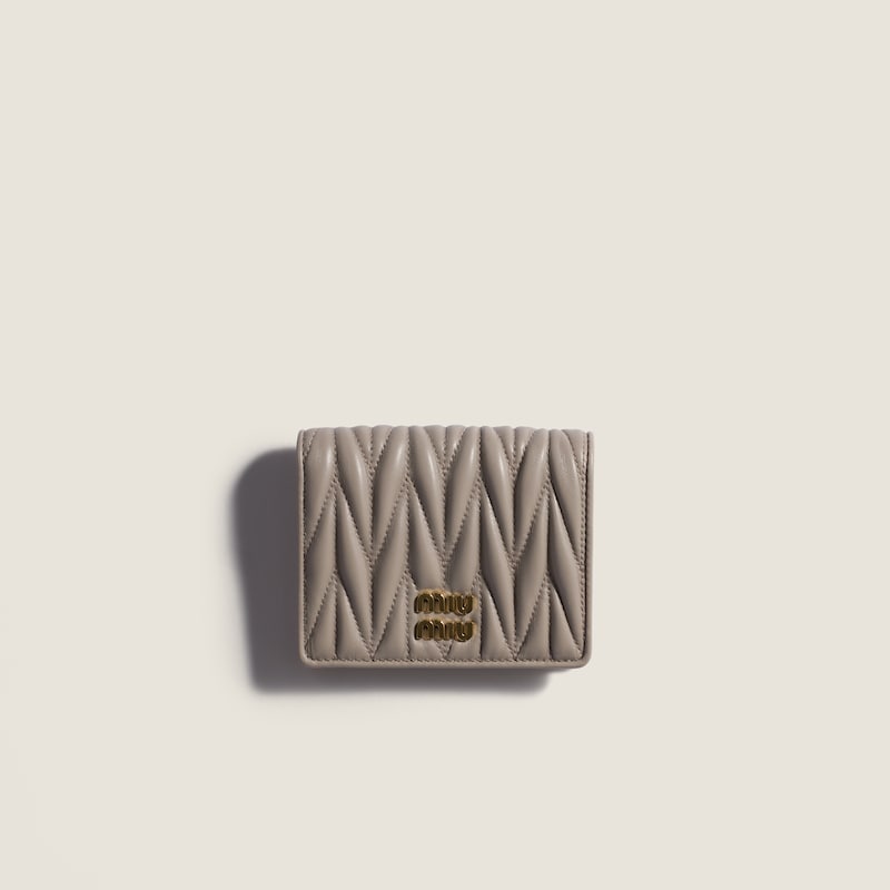 Small Matelasse Nappa Leather Wallet