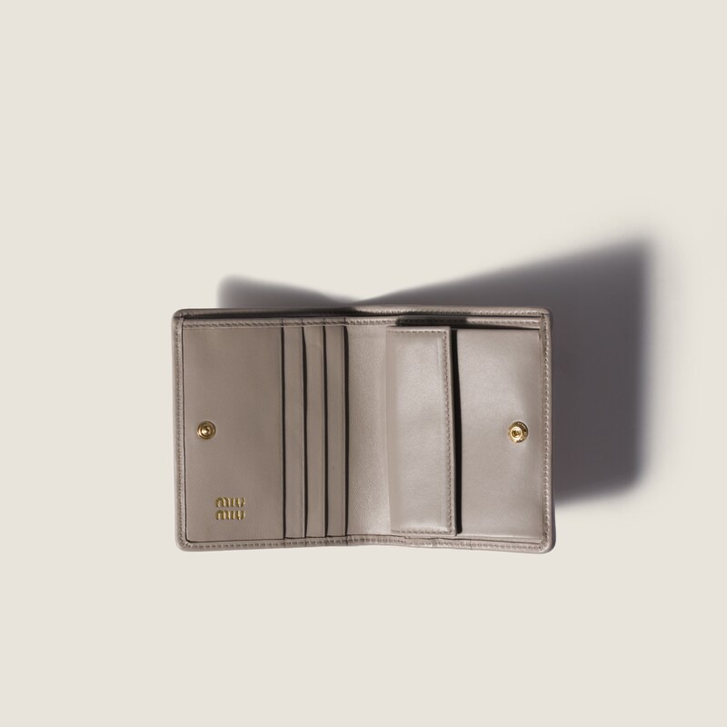 Cartera de napa Matelassé pequeña