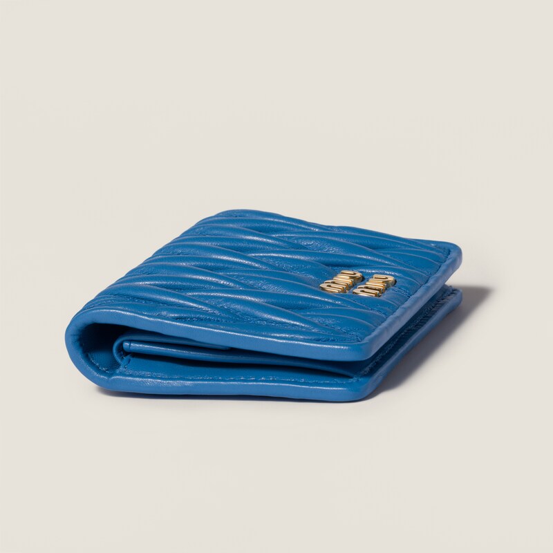 Cartera de napa Matelassé pequeña