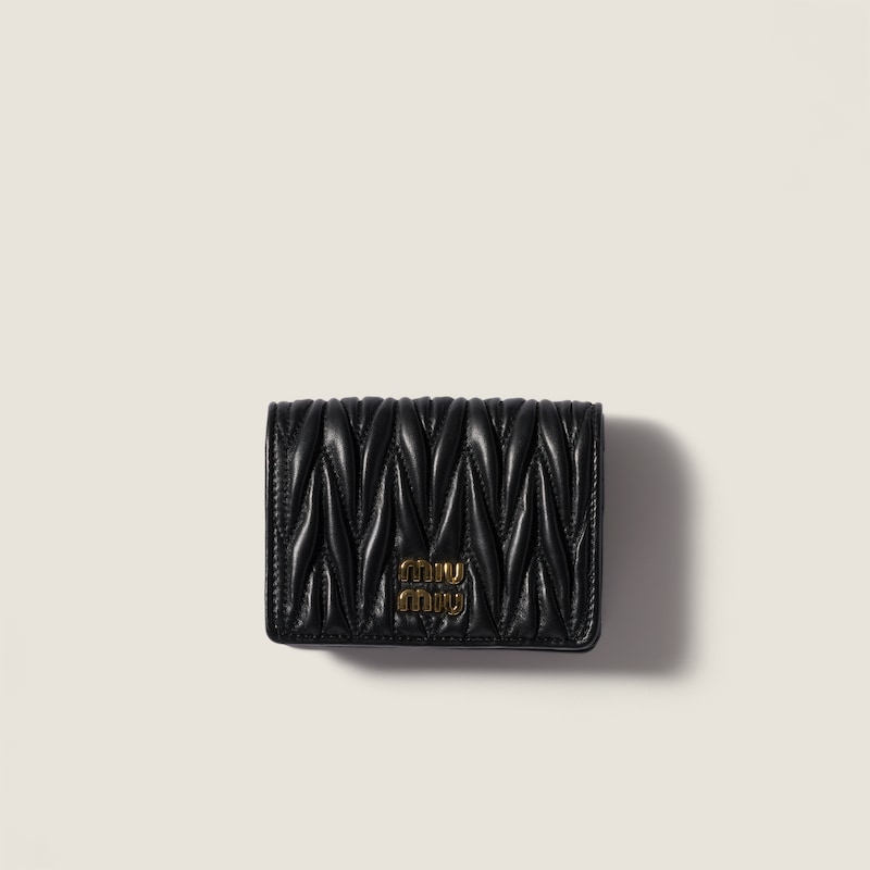 Small Matelasse Nappa Leather Wallet