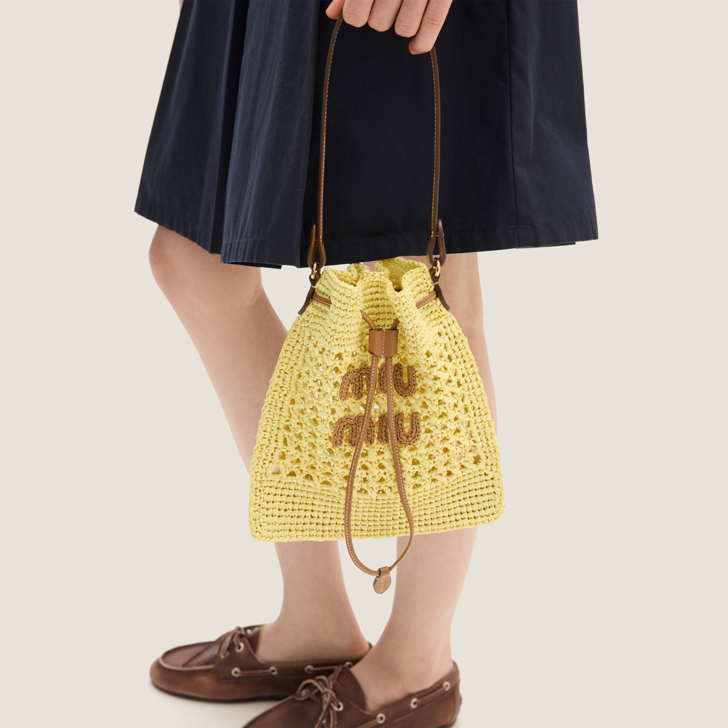 MIU MIU ウーブンファブリック ミニバッグ 三越伊勢丹 | MIU MIU/ミュウミュウ通販 | ウーブンファブリック