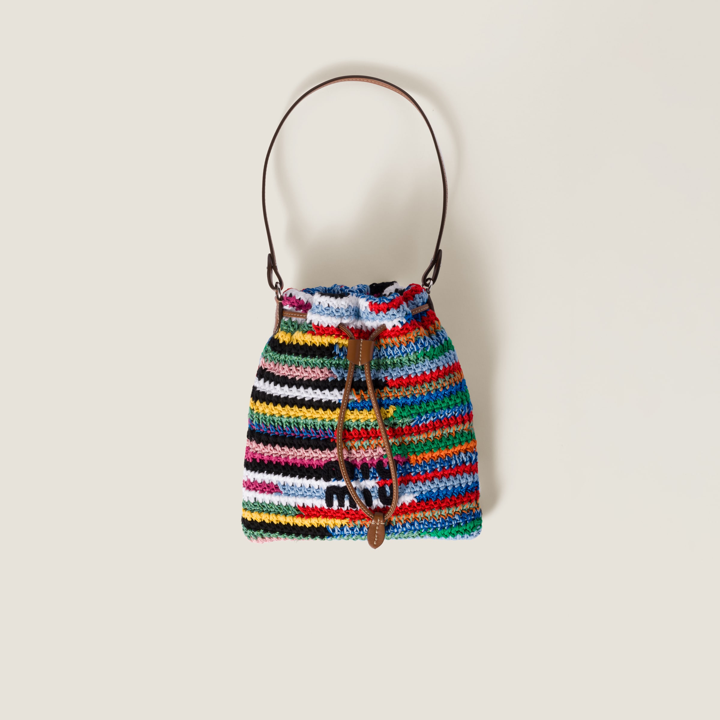 [MiuMiu] Woven Fabric Mini Bag バッグ ☆送料込☆ MIU MIU Woven Fabric Mini-Bag | 繆繆草編袋(多色