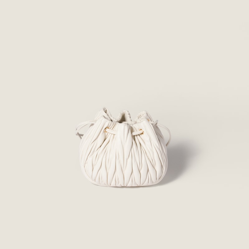 กระเป๋าเพาช์หนังนัปป้า Matelassé