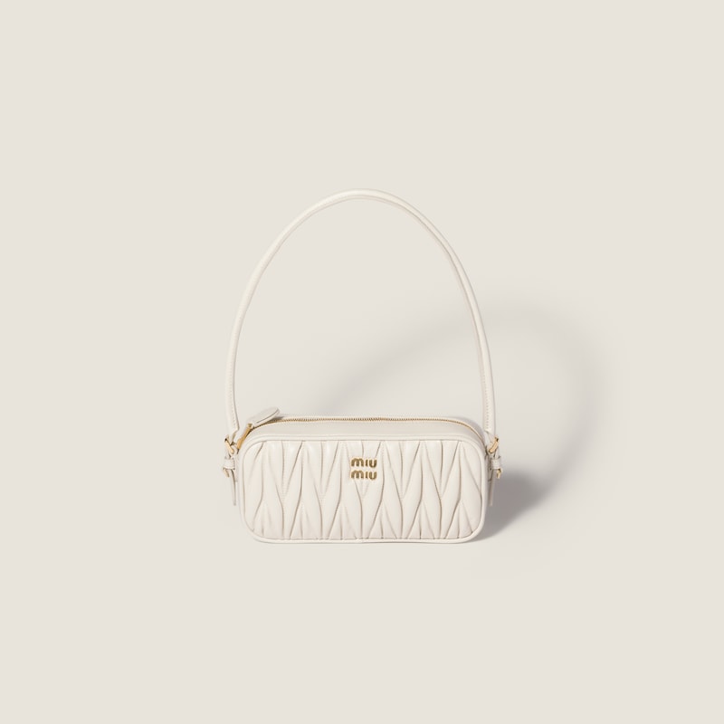 Matelasse Nappa Leather Pouch