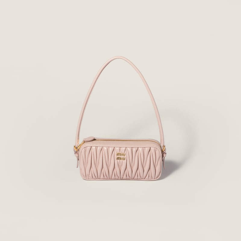 Matelasse Nappa Leather Pouch