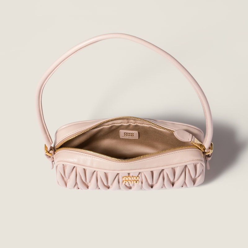 Pouch de napa matelassé