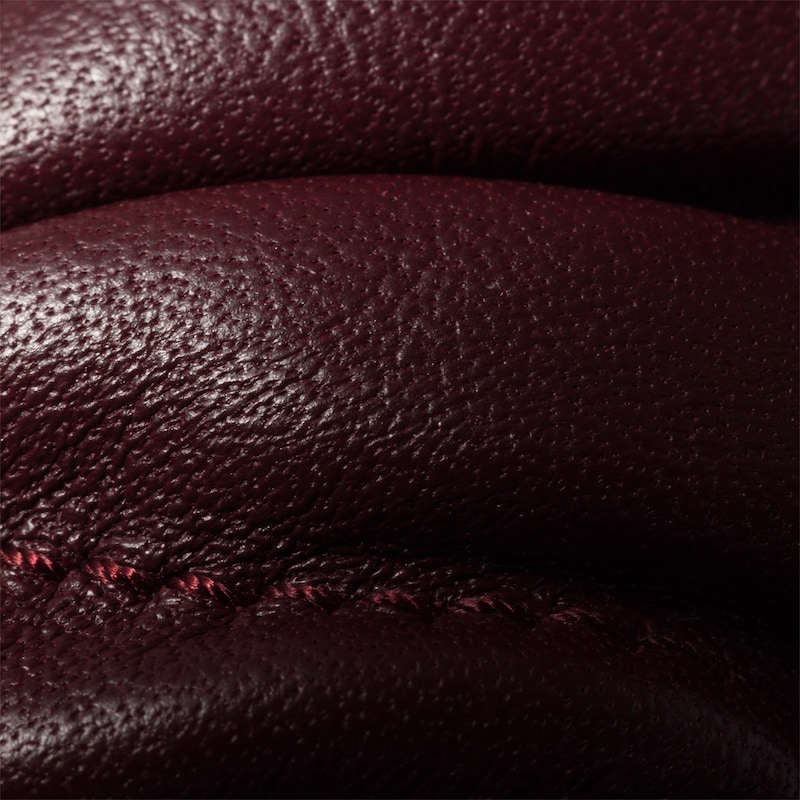 Matelassé nappa leather pouch