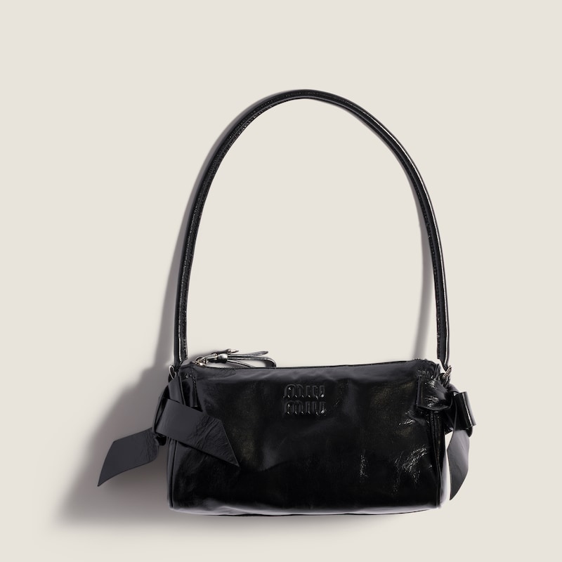 Pouch de piel brillante