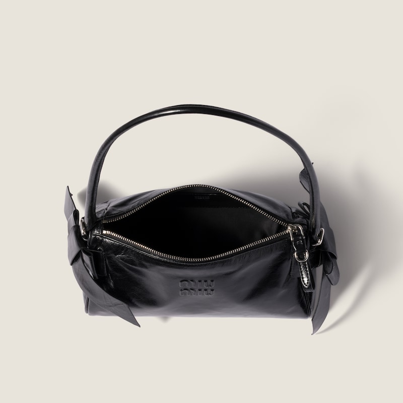 Pouch de piel brillante