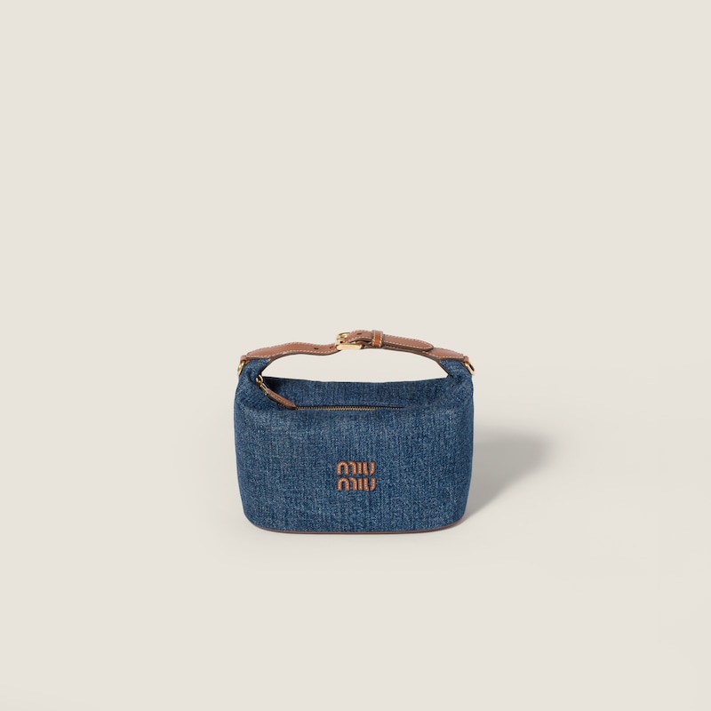 Denim pouch