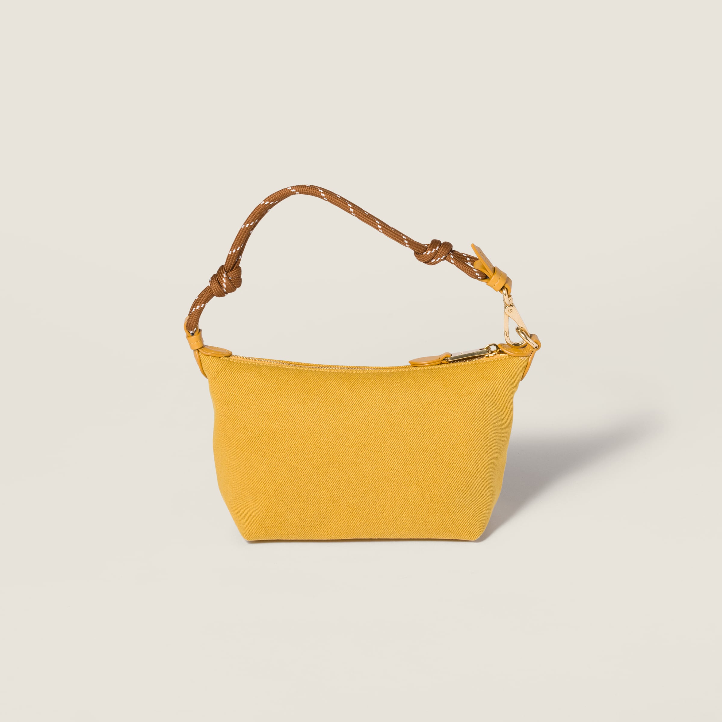 Topaz/brandy Gabardine Pouch | Miu Miu