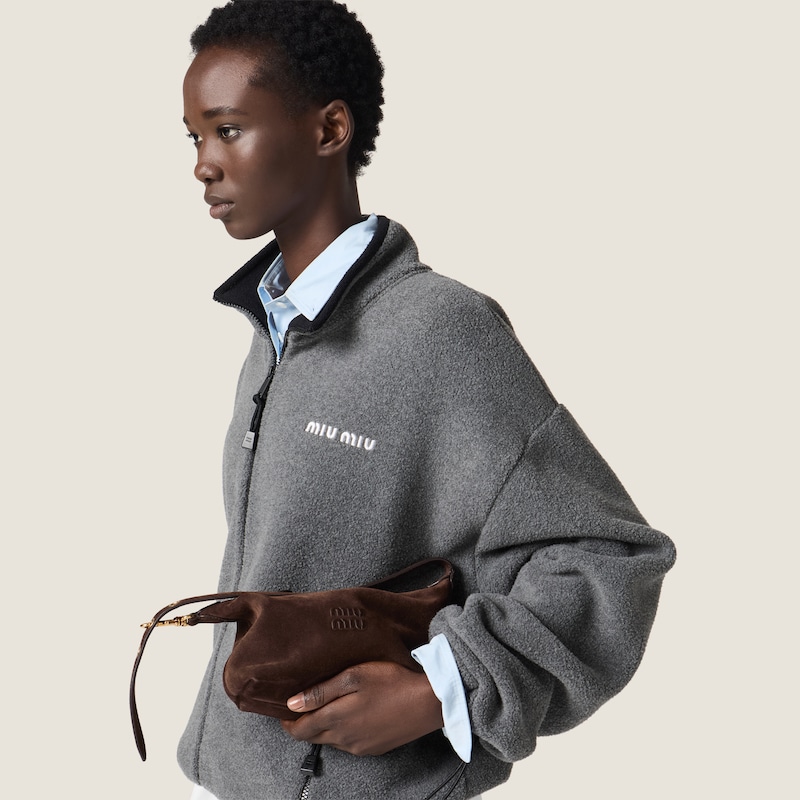 Spirit suede pouch