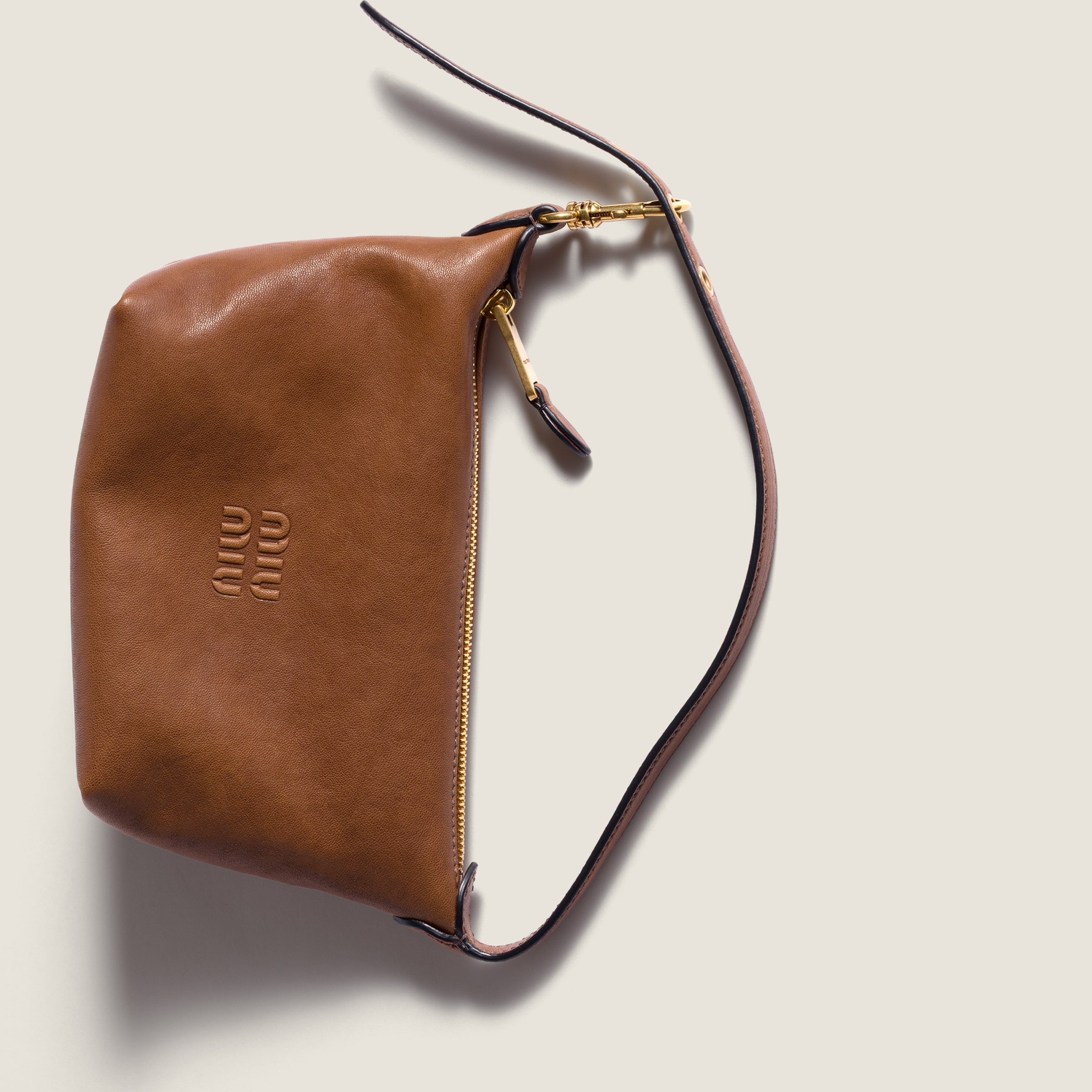 Oak Nappa Leather Pouch | Miu Miu