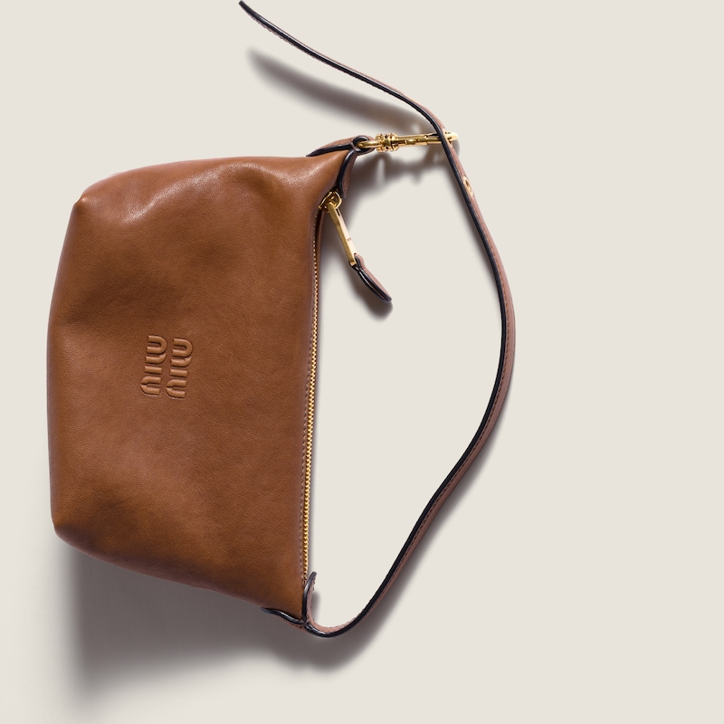 Nappa leather pouch