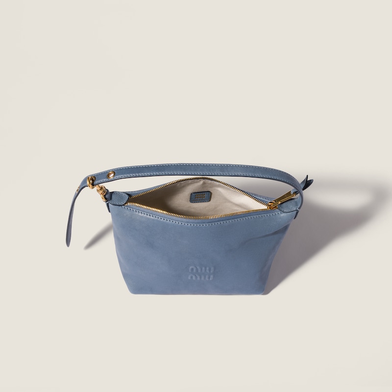 Spirit nappa leather pouch