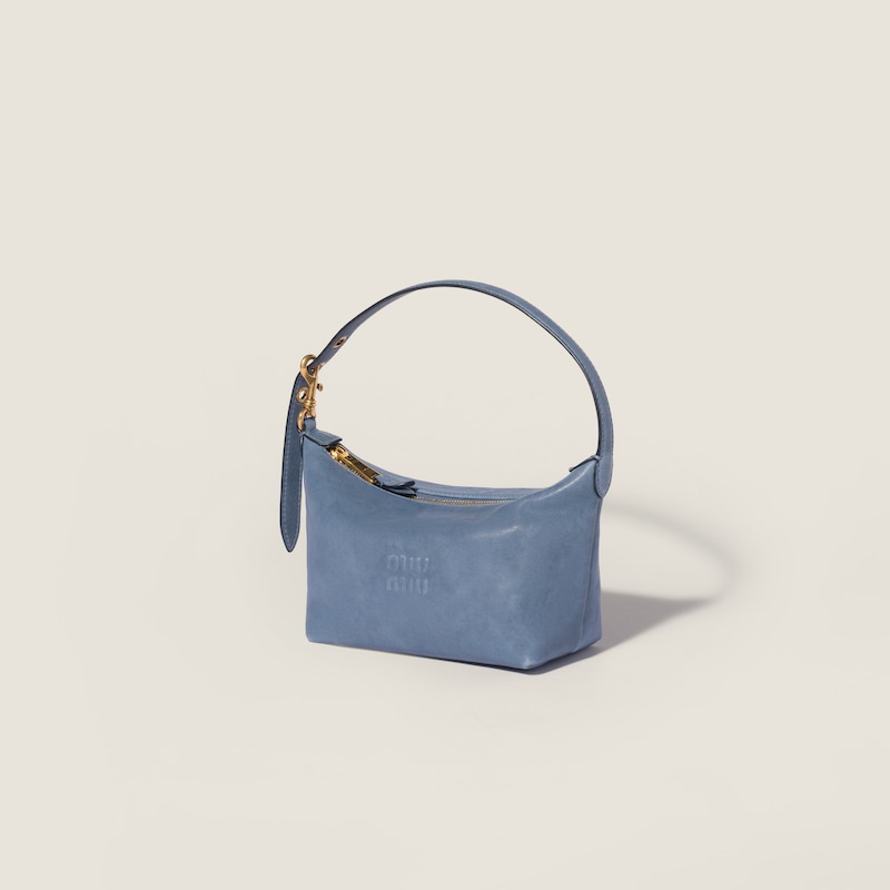 Spirit nappa leather pouch