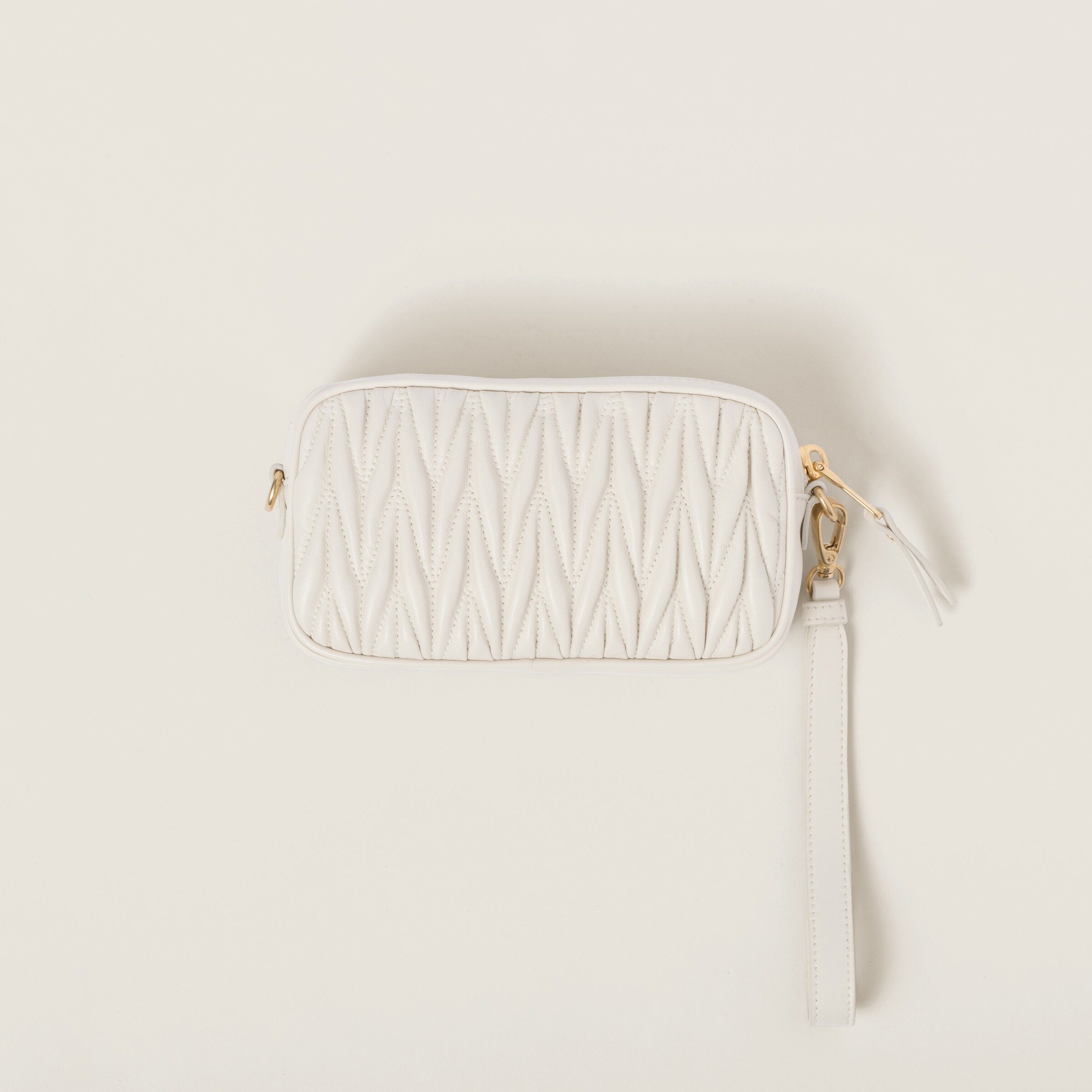 Matelassé Nappa Leather Pouch Bag main image 0