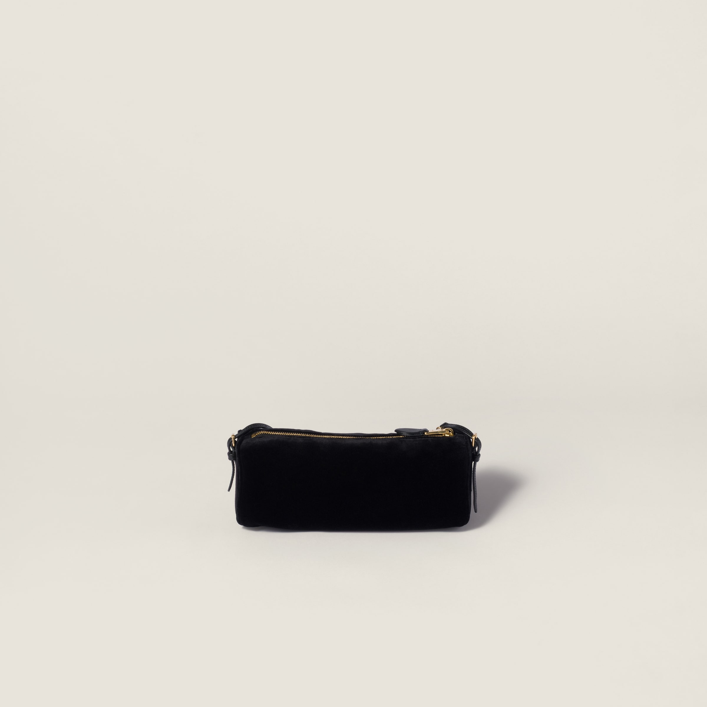 Miu Miu Velvet Pouch In Black