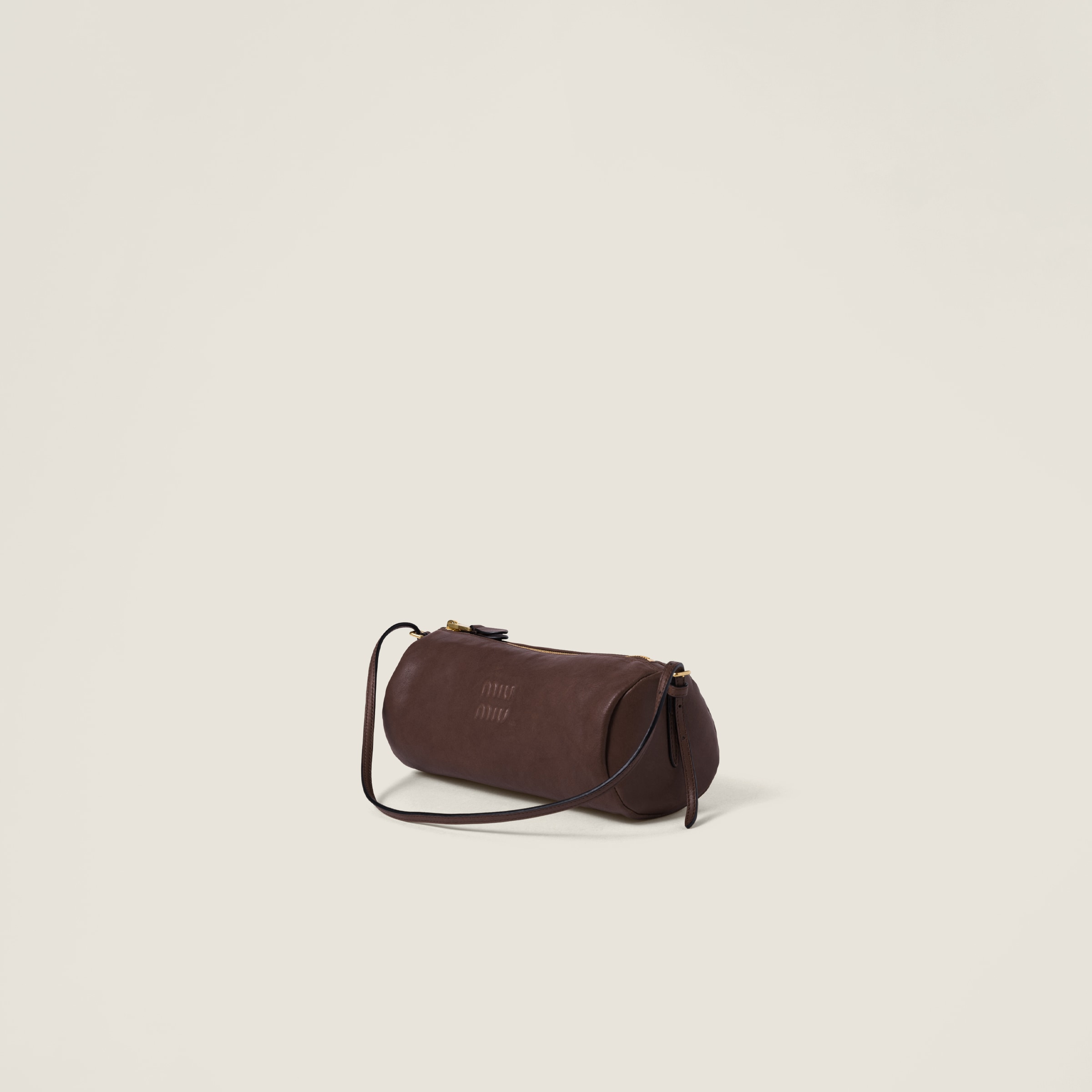MiuMiu | 正規品/関税送料込み LOGO NAPPA LEATHER POUCH Miu Miu Nappa leather mini pouch - Women | VIETTI Online