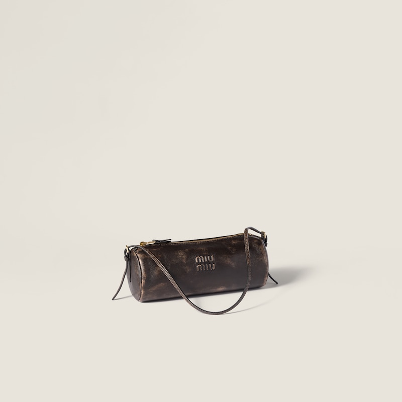 Pochette en cuir Nappa