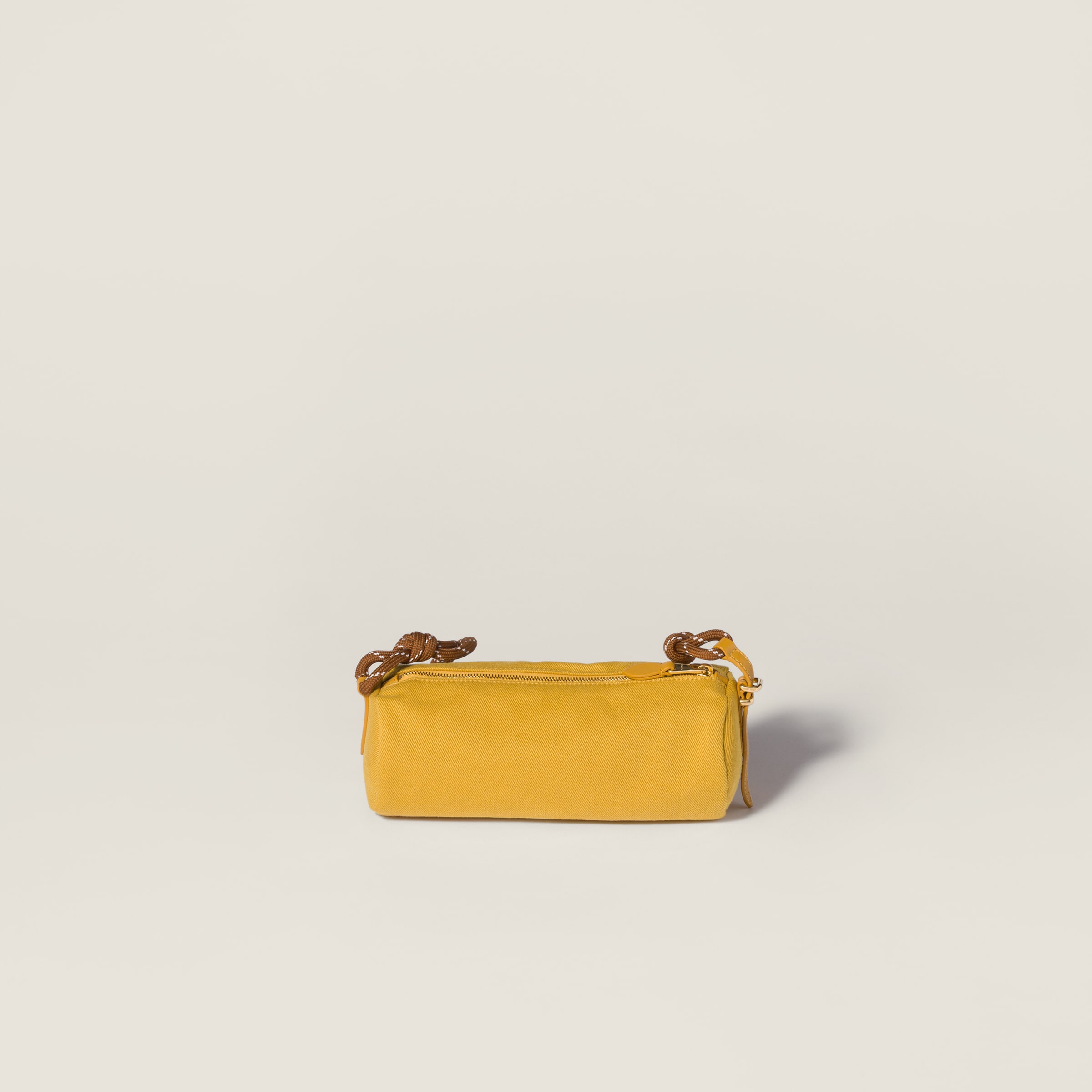 Topaz/brandy Gabardine Pouch | Miu Miu - United States