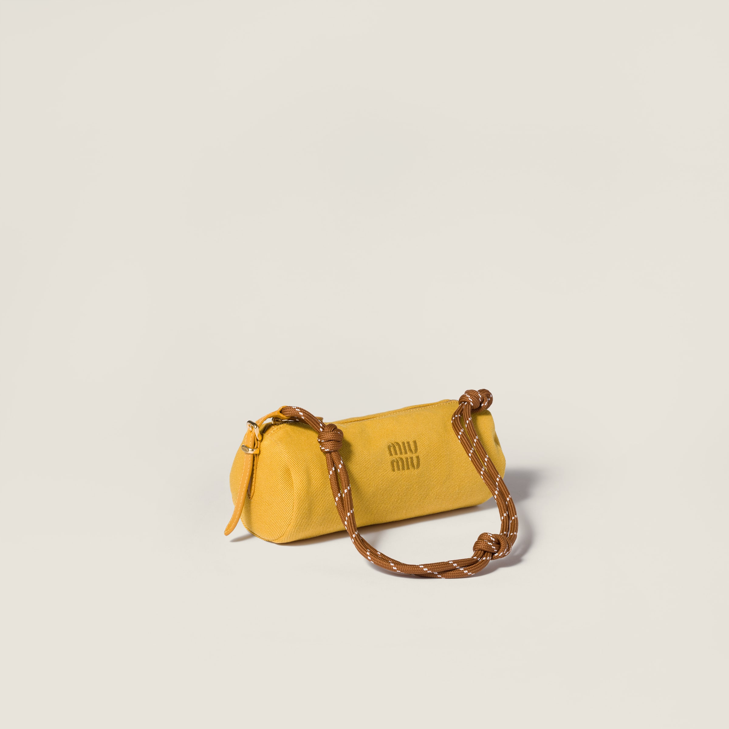 Topaz/brandy Gabardine Pouch | Miu Miu