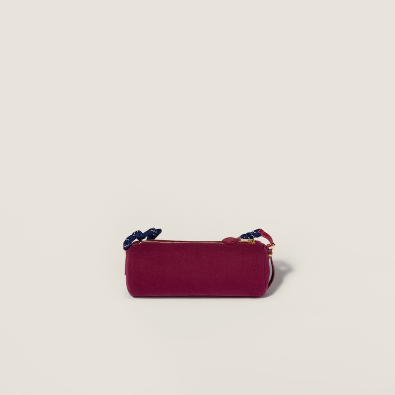 Gabardine pouch