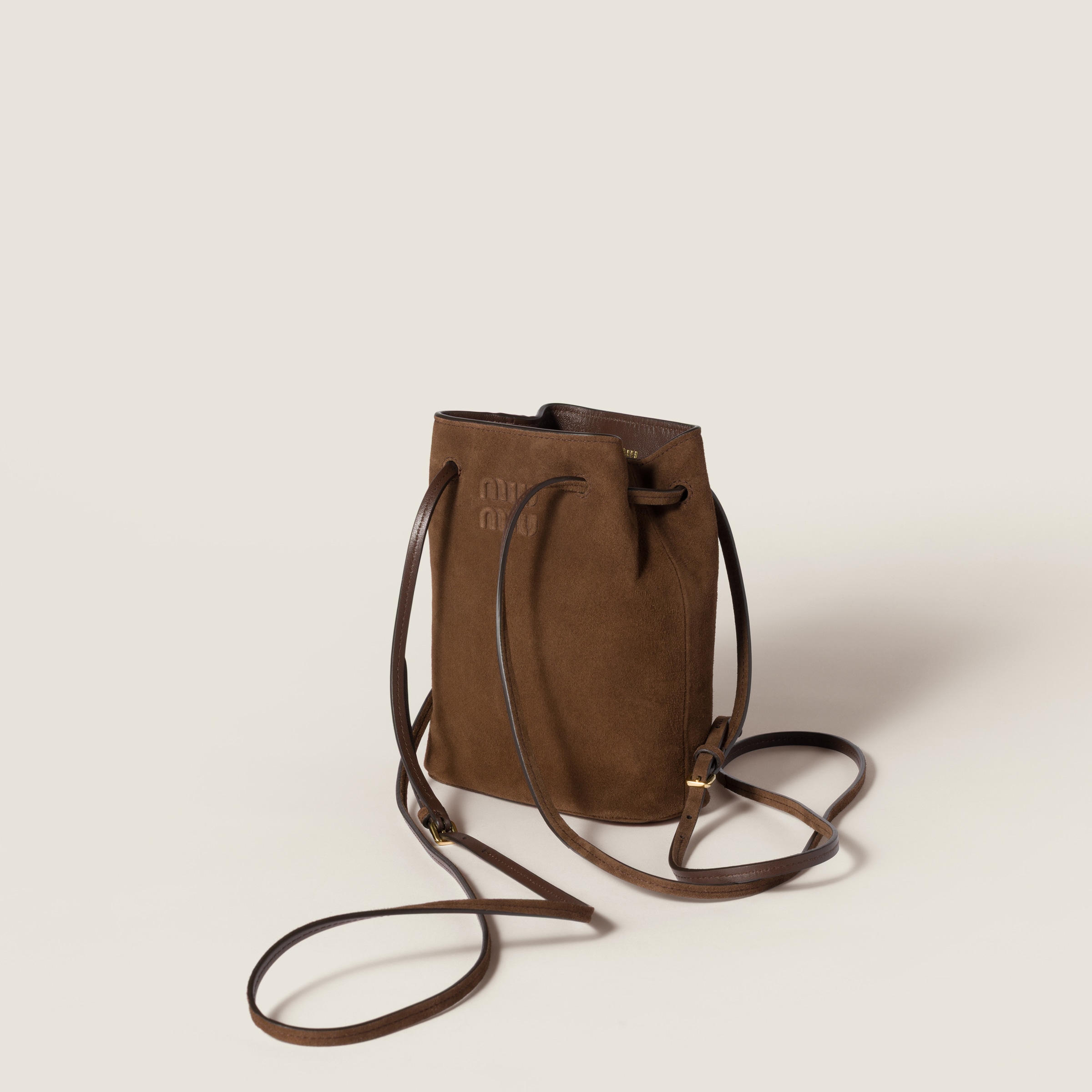 【MiuMiu】スエード ポーチ 5NF460 MIU MIU 5NF460 スエード ポーチ ミニバッグ ショルダーバッグ