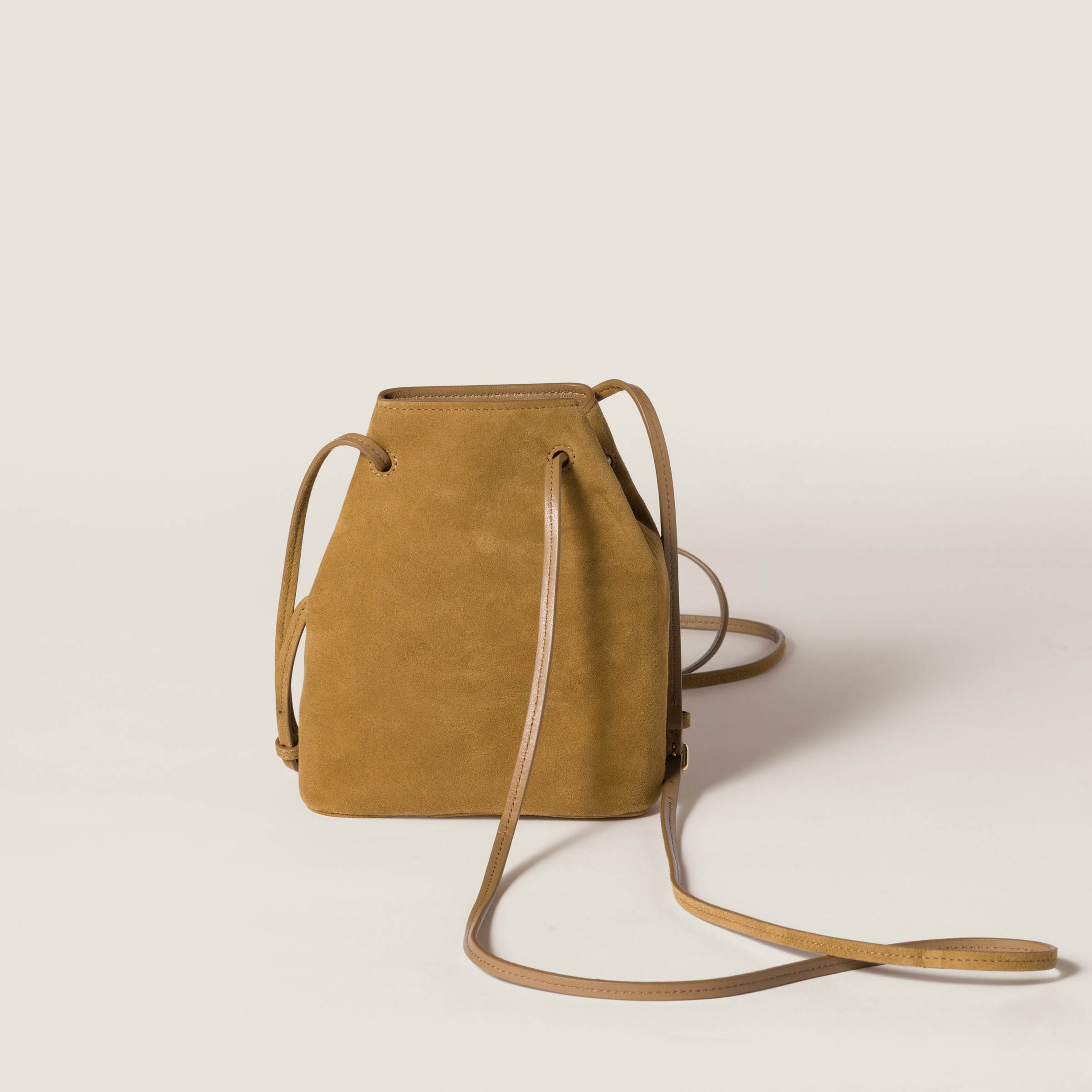 Olive Green Suede Pouch | Miu Miu