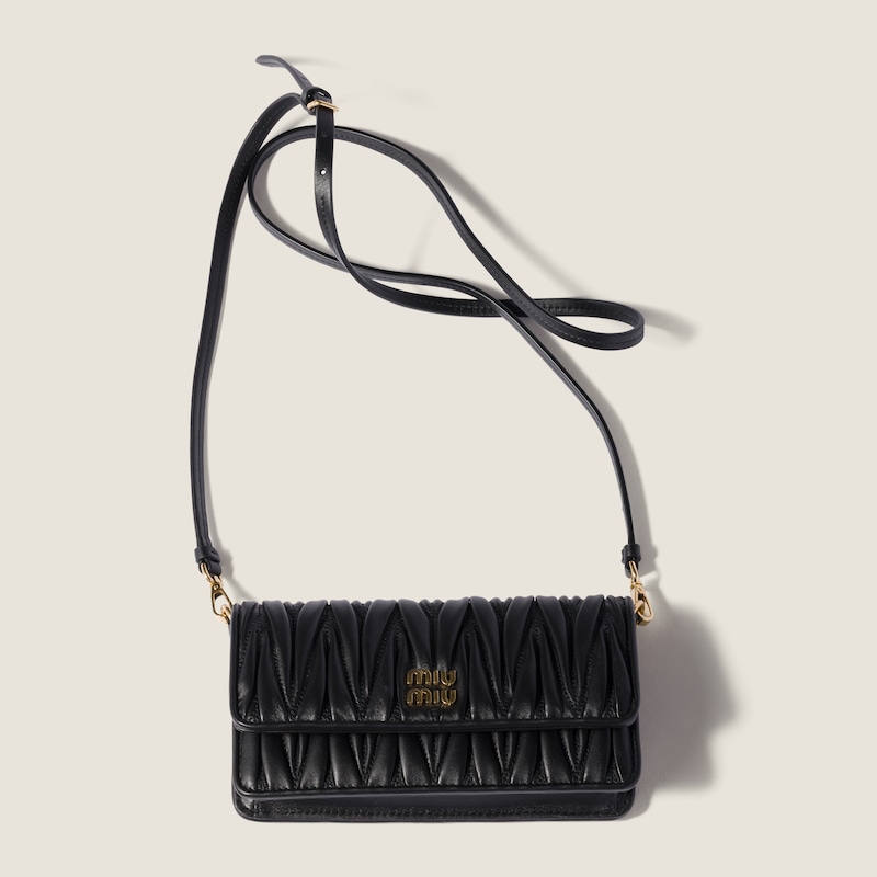 Pouch de napa matelassé