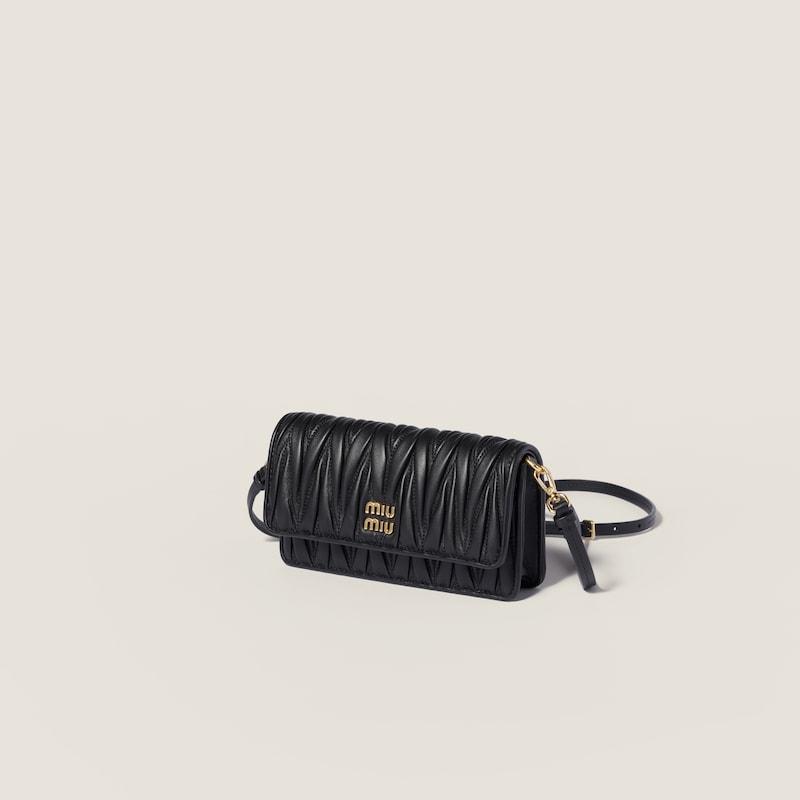 Pouch de napa matelassé