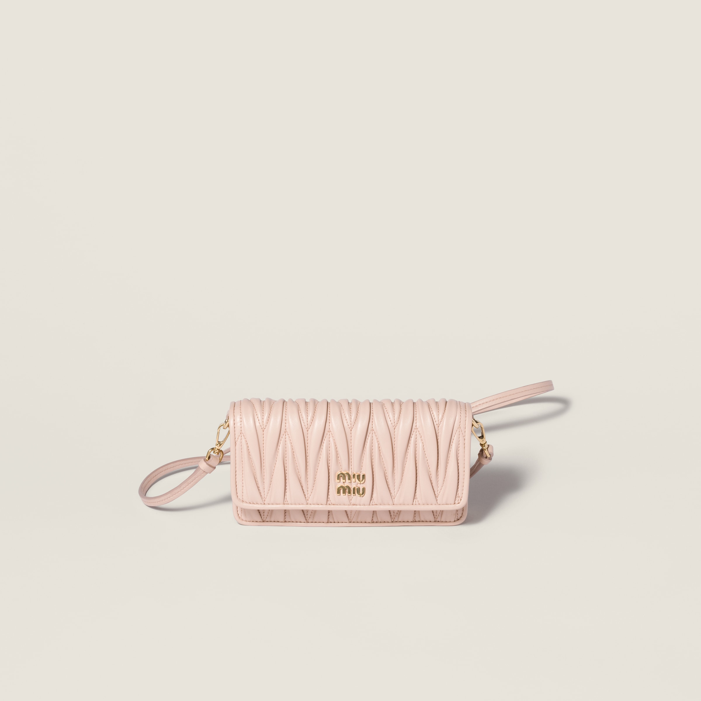 Matelassé nappa leather pouch from Miu Miu - $2,100