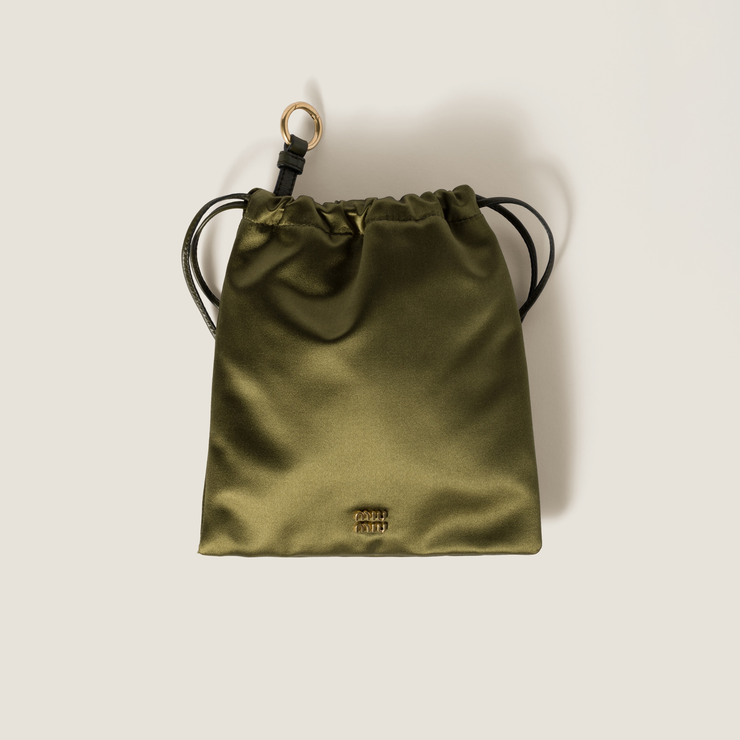 Miu miu drawstring pouch new arrivals