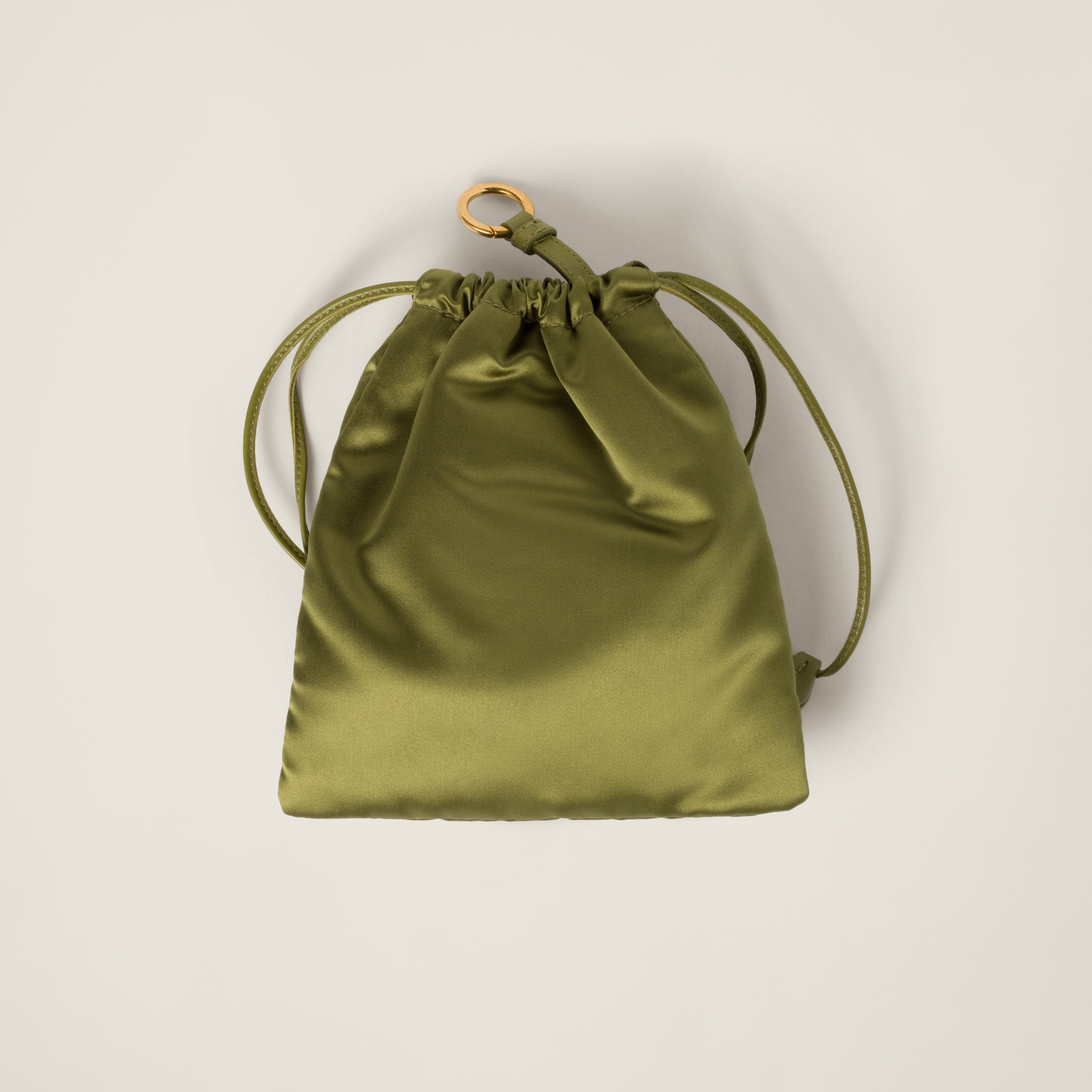 Ivy Green Duchesse Pouch | Miu Miu Ivy Green Duchesse Pouch | Miu Miu