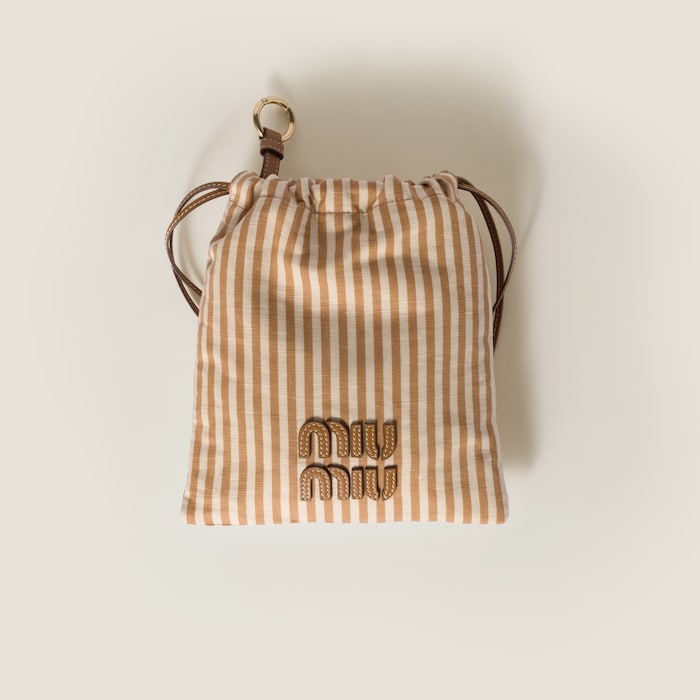 MIUMIU ミュウミュウ スタッズ アクセサリーポーチ レザー