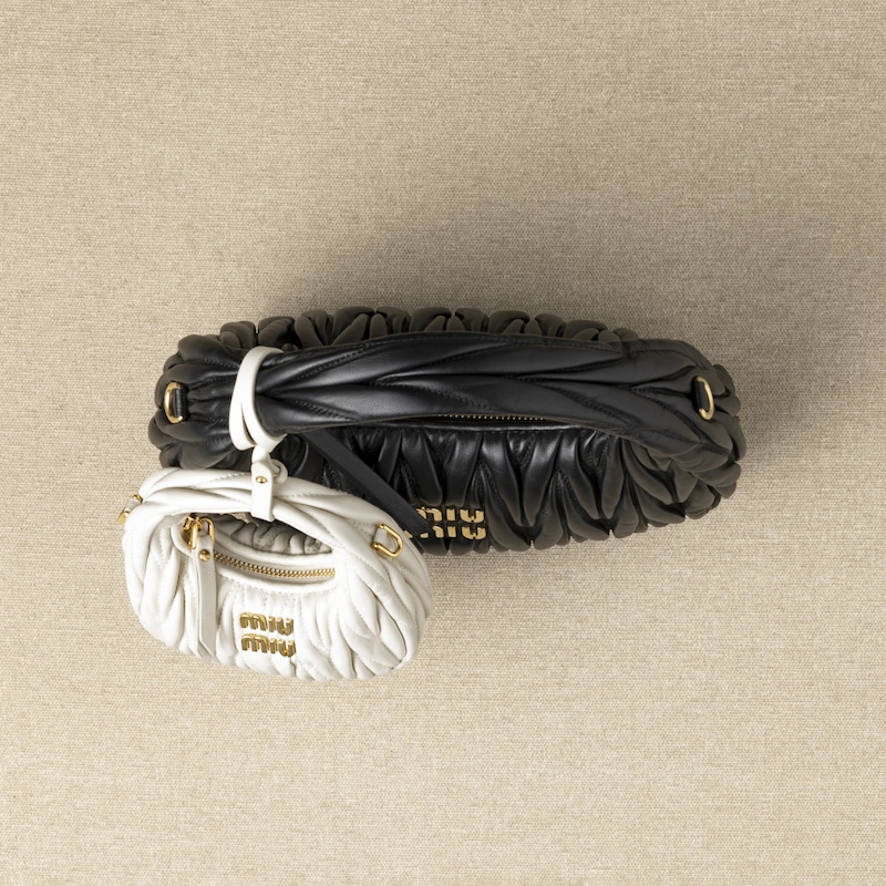 Wander Matelassé软羊革超迷你Hobo手袋