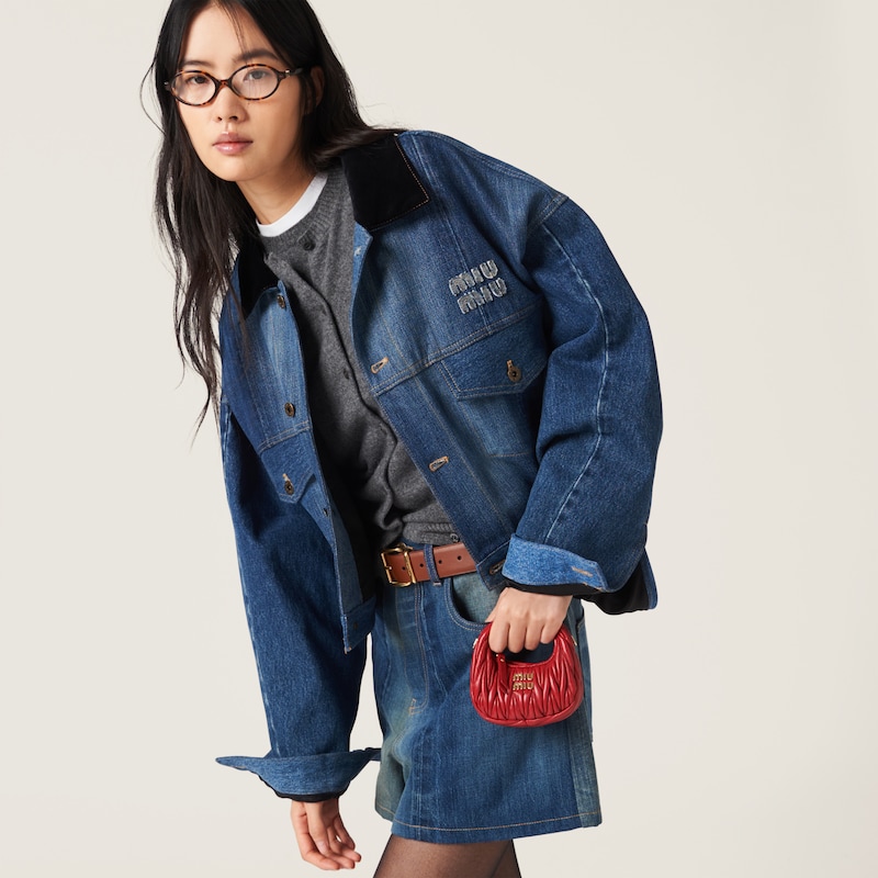 Wander Matelassé软羊革超迷你Hobo手袋