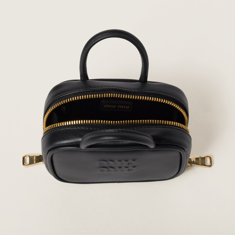 Beau leather micro bag