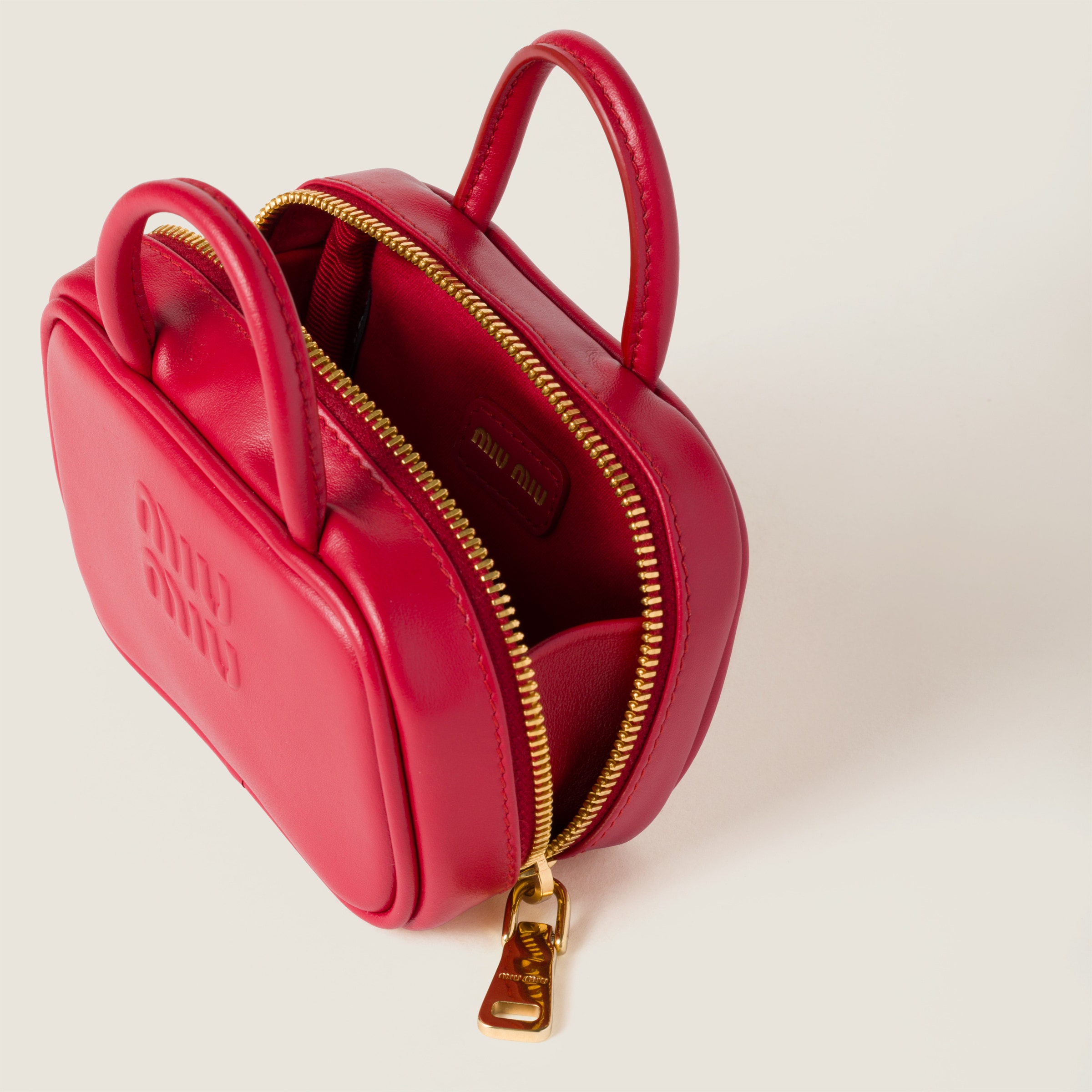 Miu miu red leather bag 2025