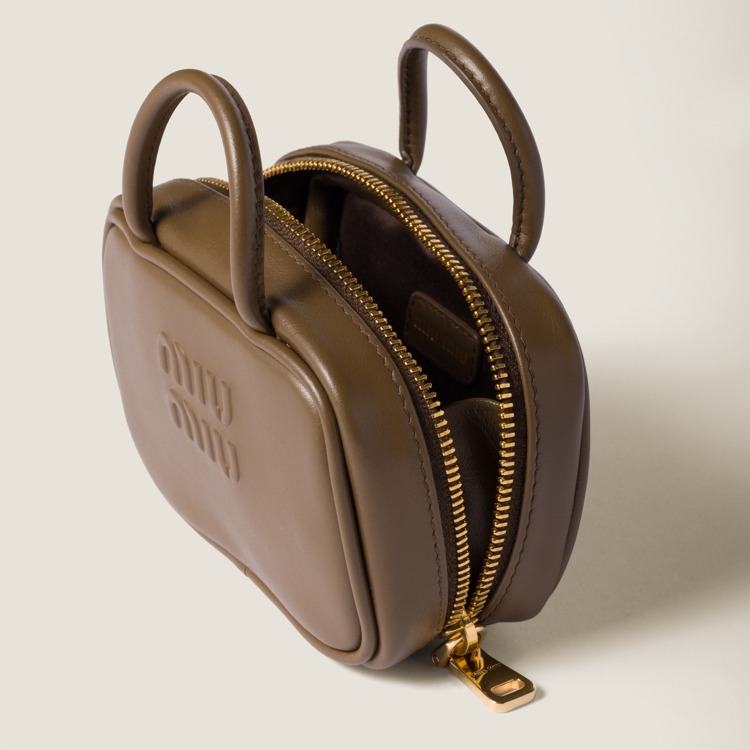 Miu Miu Leather Trick In Tundra