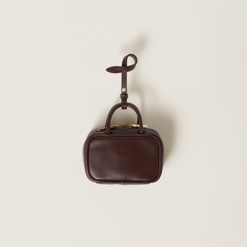 Beau皮革迷你手袋