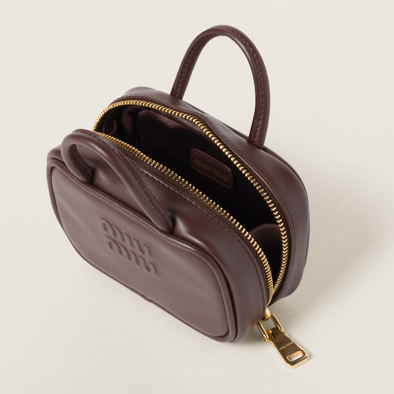 Beau皮革迷你手袋