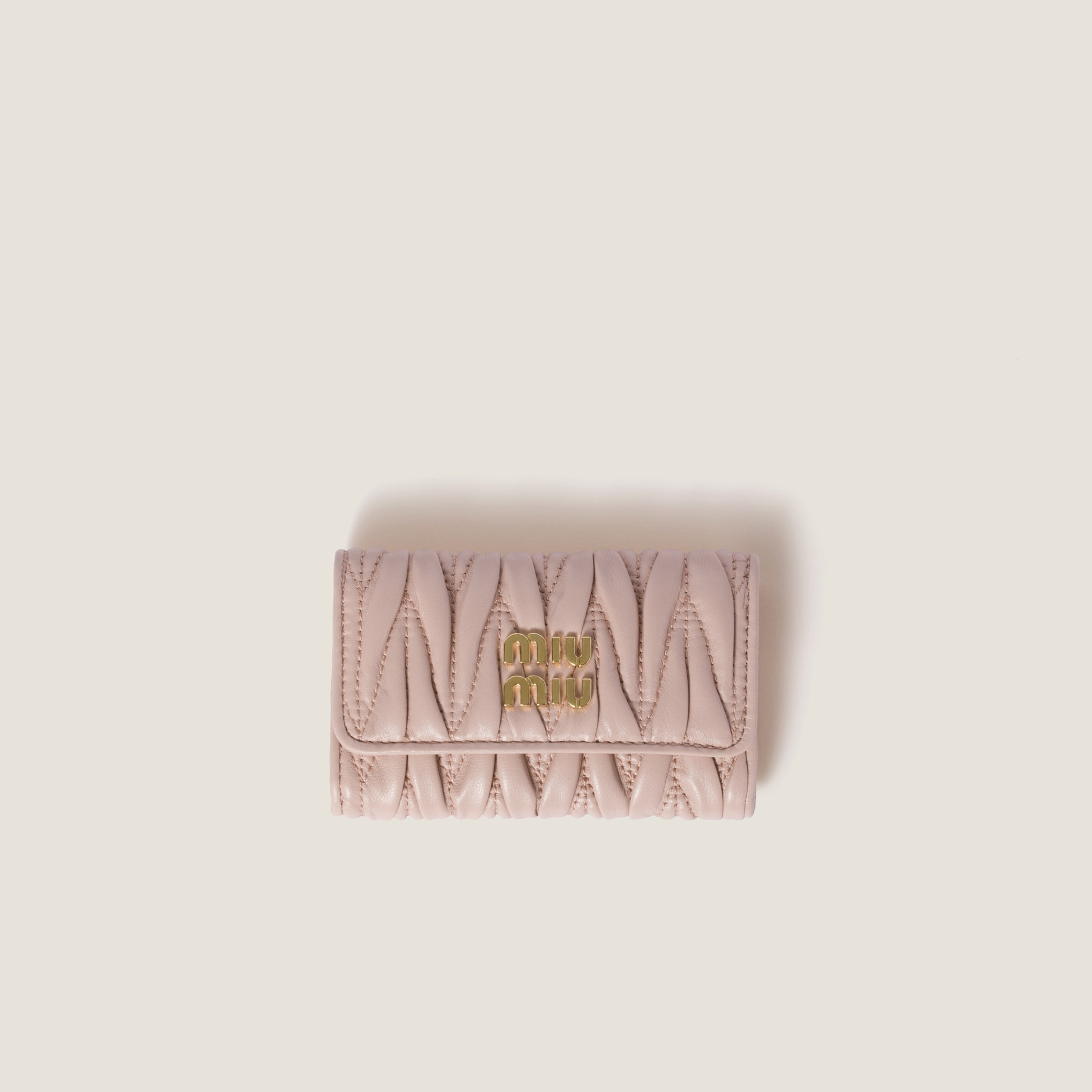 人気が高い キーケース マテラッセレザー ピンクベージュ | Miu Miu 小物