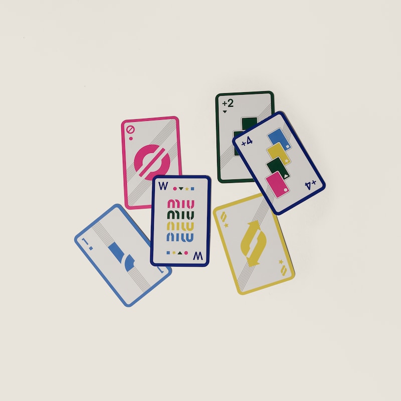 UNO X Miu Miu card set with leather case