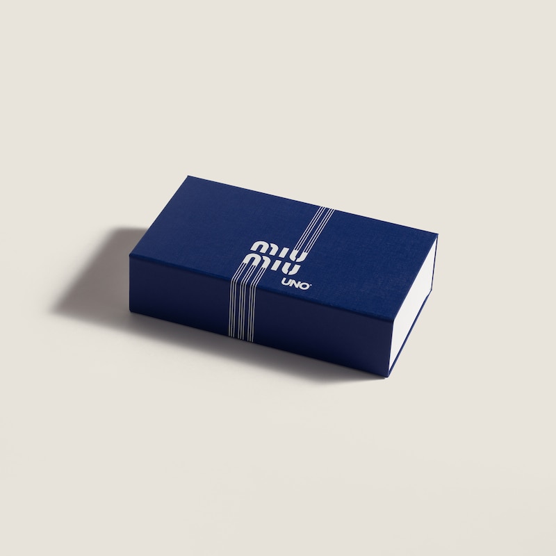 UNO X Miu Miu card set with leather case