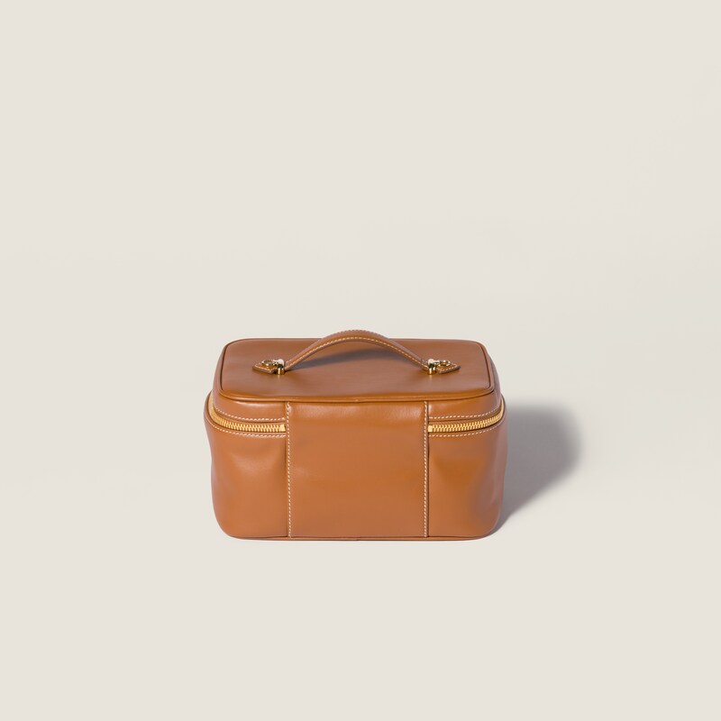 Leather beauty case