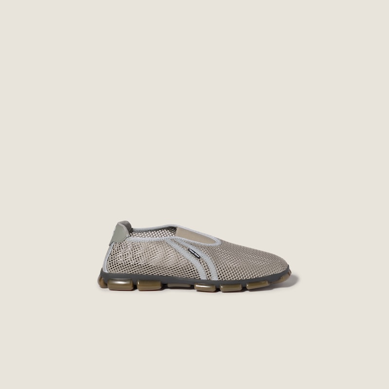 Technical mesh fabric sneakers